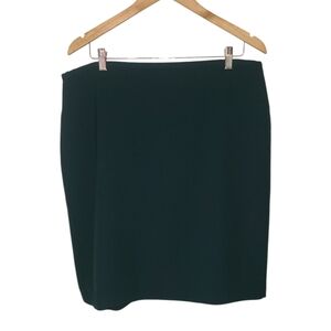 Ann Taylor NWT Dark Green Pencil Skirt Size 16P